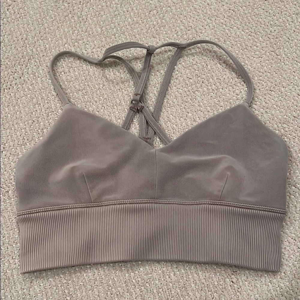 ALO Women's Gray Bralette